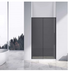 Душевая дверь Vincea Slim-N VDS-4SN140CGB 140 см, профиль черный матовый, стекло тонированное