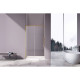 Душевая дверь Vincea Slim-N VDS-4SN140CLG 140 см, профиль золотой матовый, стекло прозрачное