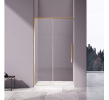 Душевая дверь Vincea Slim-N VDS-4SN110CLG 110 см, профиль золотой матовый, стекло прозрачное