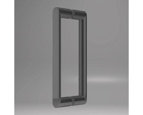 Душевая дверь Vincea Dice VDS-4D160CLGM 160 см, профиль вороненая сталь, стекло прозрачное