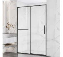 Душевая дверь Vincea Slim Soft VDS-1SS130CLGM 130 см, профиль вороненая сталь, стекло прозрачное