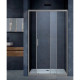 Душевая дверь Vincea Alpha VDS-3AL120CLGM 120 см, профиль вороненая сталь, стекло прозрачное