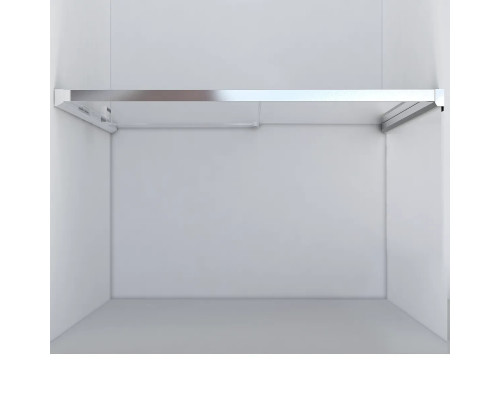 Душевая дверь Vincea Lugano VDS-1L130CLGM-1 130 см, профиль вороненая сталь, стекло прозрачное