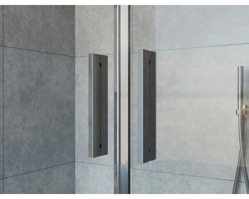 Душевая дверь Vincea Garda VDS-1G2170CLG 170 см, профиль золотой матовый, стекло прозрачное