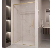 Душевая дверь Vincea Stella VDS-1ST120CLG 120 см, профиль золотой матовый, стекло прозрачное