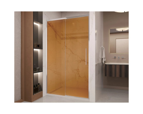 Душевая дверь Vincea Stella VDS-1ST120GS 120 см, профиль хром, стекло янтарное