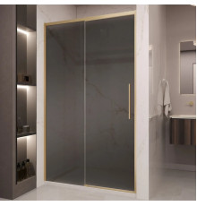 Душевая дверь Vincea Stella VDS-1ST120CGG 120 см, профиль золотой матовый, стекло тонированное