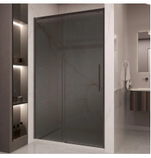 Душевая дверь Vincea Stella VDS-1ST120CGB 120 см, профиль черный матовый, стекло тонированное