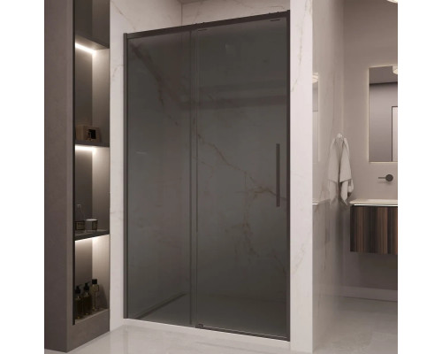 Душевая дверь Vincea Stella VDS-1ST120CGB 120 см, профиль черный матовый, стекло тонированное
