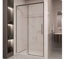 Душевая дверь Vincea Stella VDS-1ST130CLGM 130 см, профиль вороненая сталь, стекло прозрачное