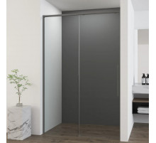 Душевая дверь Vincea Ultima VDS-7UL100CLGM 100 см, профиль вороненая сталь, стекло прозрачное