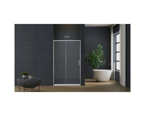 Душевая дверь Vincea Soft 2 VDS-3SO2110CL 110 см, профиль хром, стекло прозрачное