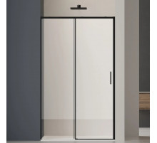 Душевая дверь Vincea Soft 2 VDS-3SO2120CLB 120 см, профиль черный матовый, стекло прозрачное