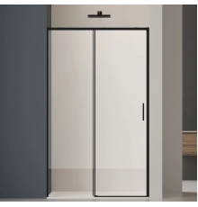 Душевая дверь Vincea Soft 2 VDS-3SO2130CLB 130 см, профиль черный матовый, стекло прозрачное