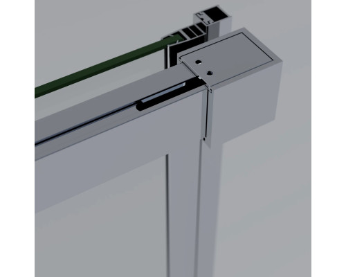 Душевая дверь Vincea Soft 2 VDS-3SO2130CL 130 см, профиль хром, стекло прозрачное