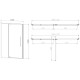Душевая дверь Vincea Slim-N VDP-4SN120CL 120 см, профиль хром, стекло прозрачное