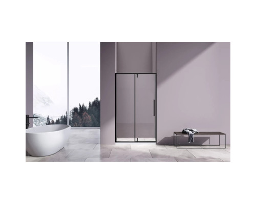 Душевая дверь Vincea Slim-N VDP-4SN100CLB 100 см, профиль черный матовый, стекло прозрачное