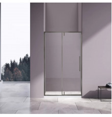 Душевая дверь Vincea Slim-N VDP-4SN120CLGM 120 см, профиль вороненая сталь, стекло прозрачное