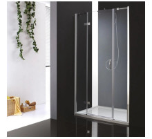 Душевая дверь распашная Cezares Bergamo 215 см прозрачное стекло BERGAMO-W-B-13-100+60/60-C-Cr-L