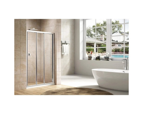 Купить Душевая дверь 170 см Cezares FAMILY-B-BF-3-170-C-Cr прозрачное в магазине сантехники Santeh-Crystal.ru