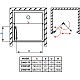 Заказать Душевая дверь Radaway Nes Black DWB 90 L прозрачное в магазине сантехники Santeh-Crystal.ru