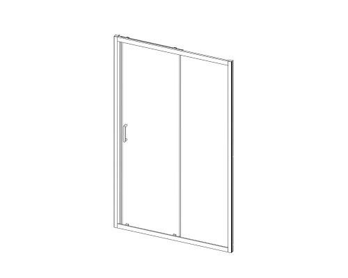 Душевая дверь 100 см Vincea Alpha VDS-3AL100CL прозрачное