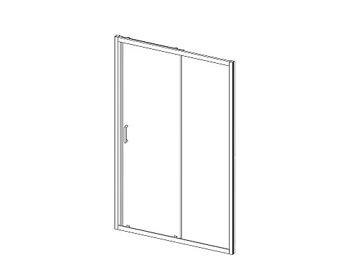 Душевая дверь 120 см Vincea Alpha VDS-3AL120CL прозрачное Душевая дверь 120 см Vincea Alpha VDS-3AL120CL прозрачное