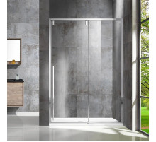 Душевая дверь 140 см Vincea Lugano VDS-1L140CL-1 прозрачное