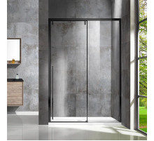 Душевая дверь 130 см Vincea Lugano VDS-1L130CLB-1 прозрачное