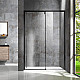 Душевая дверь 130 см Vincea Lugano VDS-1L130CLB-1 прозрачное