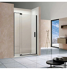 Душевая дверь 111,2-120 см Vincea Extra VDP-1E1112CLB прозрачное