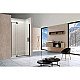 Душевая дверь 111,2-120 см Vincea Extra VDP-1E1112CLB прозрачное