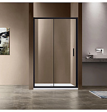 Душевая дверь 140 см Vincea Garda VDS-1G140CLB прозрачное