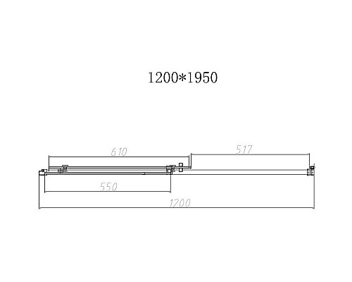 Купить Душевая дверь 120 см Vincea Slim-N VDS-4SN120CL прозрачное в магазине сантехники Santeh-Crystal.ru