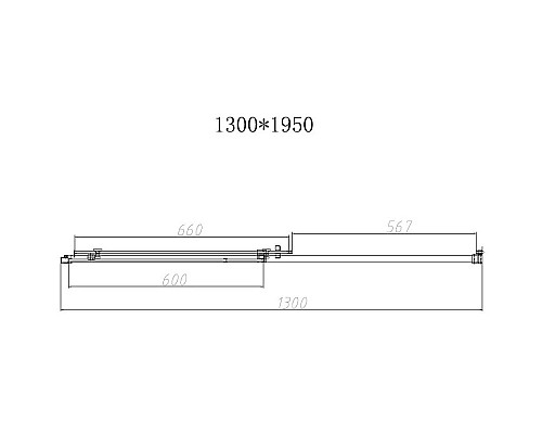 Приобрести Душевая дверь 130 см Vincea Slim-N VDS-4SN130CLB прозрачное в магазине сантехники Santeh-Crystal.ru