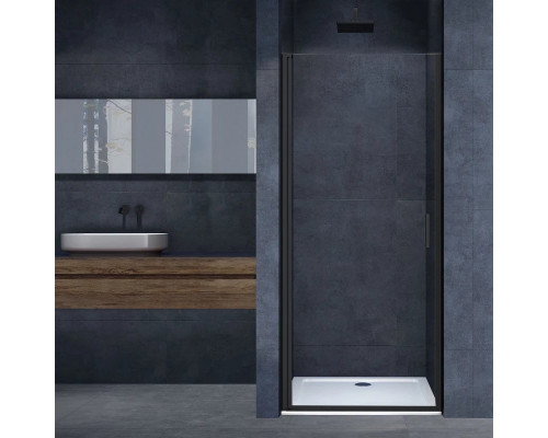 Душевая дверь 80 см Vincea Alpha VDP-3AL800CLB прозрачное