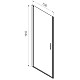 Душевая дверь 70 см Vincea Alpha VDP-3AL700CLB прозрачное