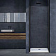 Душевая дверь 70 см Vincea Alpha VDP-3AL700CLB прозрачное