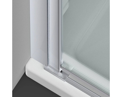 Душевая дверь 90 см Vincea Alpha VDP-3AL900CLB прозрачное