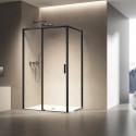Душевой уголок Vincea Slim VSR-6SL9012CLB 120x90 см, профиль черный матовый, стекло прозрачное