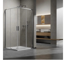 Душевой уголок Vincea Slim VSS-6SL8010CL 100x80 см, профиль хром, стекло прозрачное
