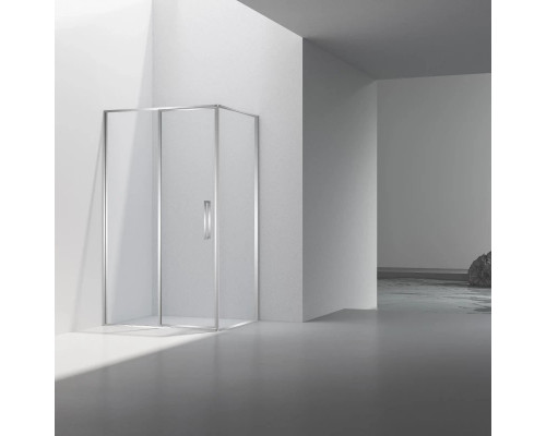 Душевой уголок Vincea Slim VSR-4SLP9012CL 120x90 см, профиль хром, стекло прозрачное