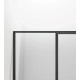 Душевой уголок Vincea Slim VSR-4SLP9012CLB 120x90 см, профиль черный матовый, стекло прозрачное