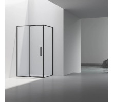 Душевой уголок Vincea Slim VSR-4SLP9012CLB 120x90 см, профиль черный матовый, стекло прозрачное