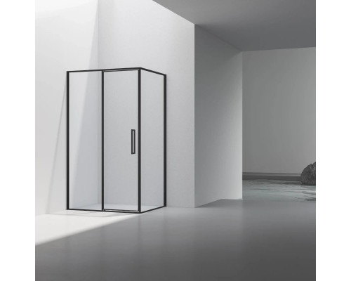 Душевой уголок Vincea Slim VSR-4SLP9012CLB 120x90 см, профиль черный матовый, стекло прозрачное