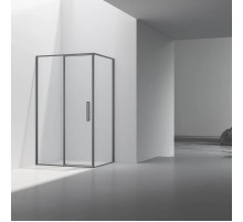 Душевой уголок Vincea Slim VSR-4SLP9012CLGM 120x90 см, профиль вороненая сталь, стекло прозрачное