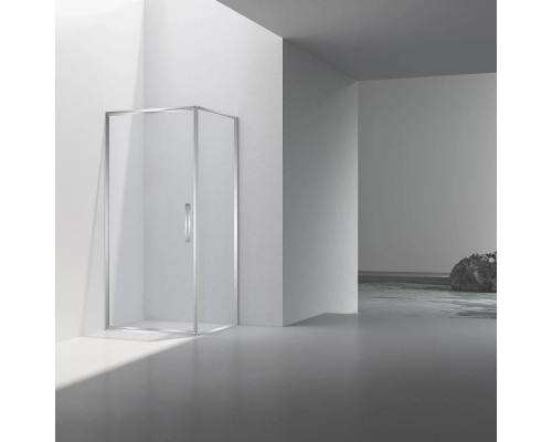 Душевой уголок Vincea Slim VSR-4SLP9090CL 90x90 см, профиль хром, стекло прозрачное