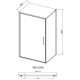 Душевой уголок Vincea Slim VSR-4SLP9090CLGM 90x90 см, профиль вороненая сталь, стекло прозрачное
