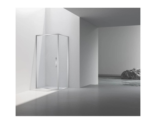 Душевой уголок Vincea Slim VSR-4SLP9010CL 100x90 см, профиль хром, стекло прозрачное