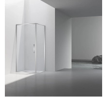 Душевой уголок Vincea Slim VSR-4SLP9010CL 100x90 см, профиль хром, стекло прозрачное